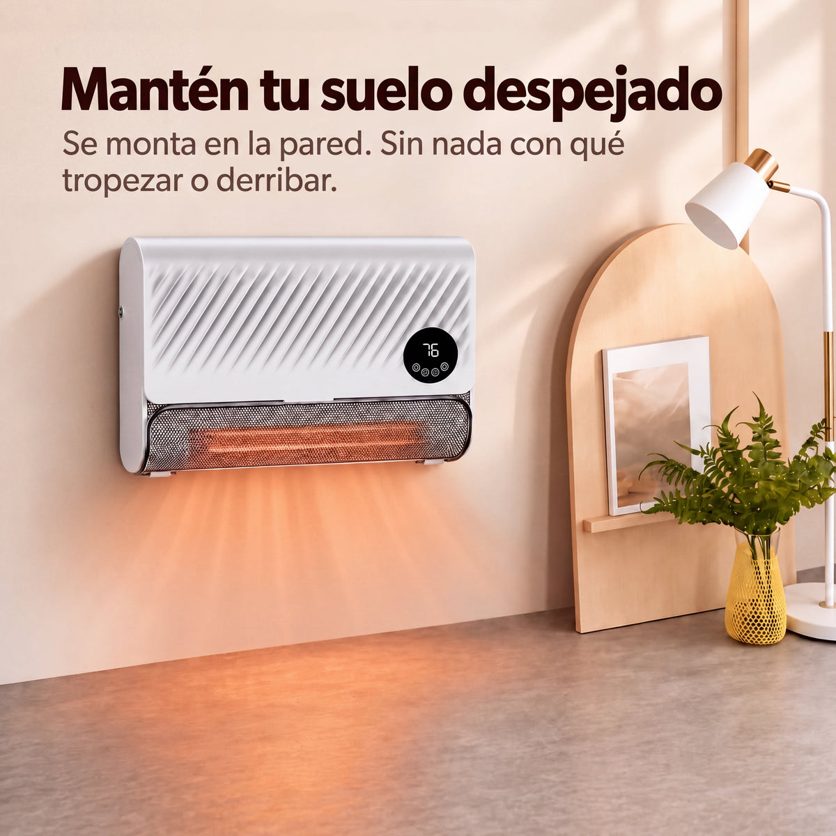 Calefactor Termostático CALOR O FRIO + MANDO A DISTANCIA